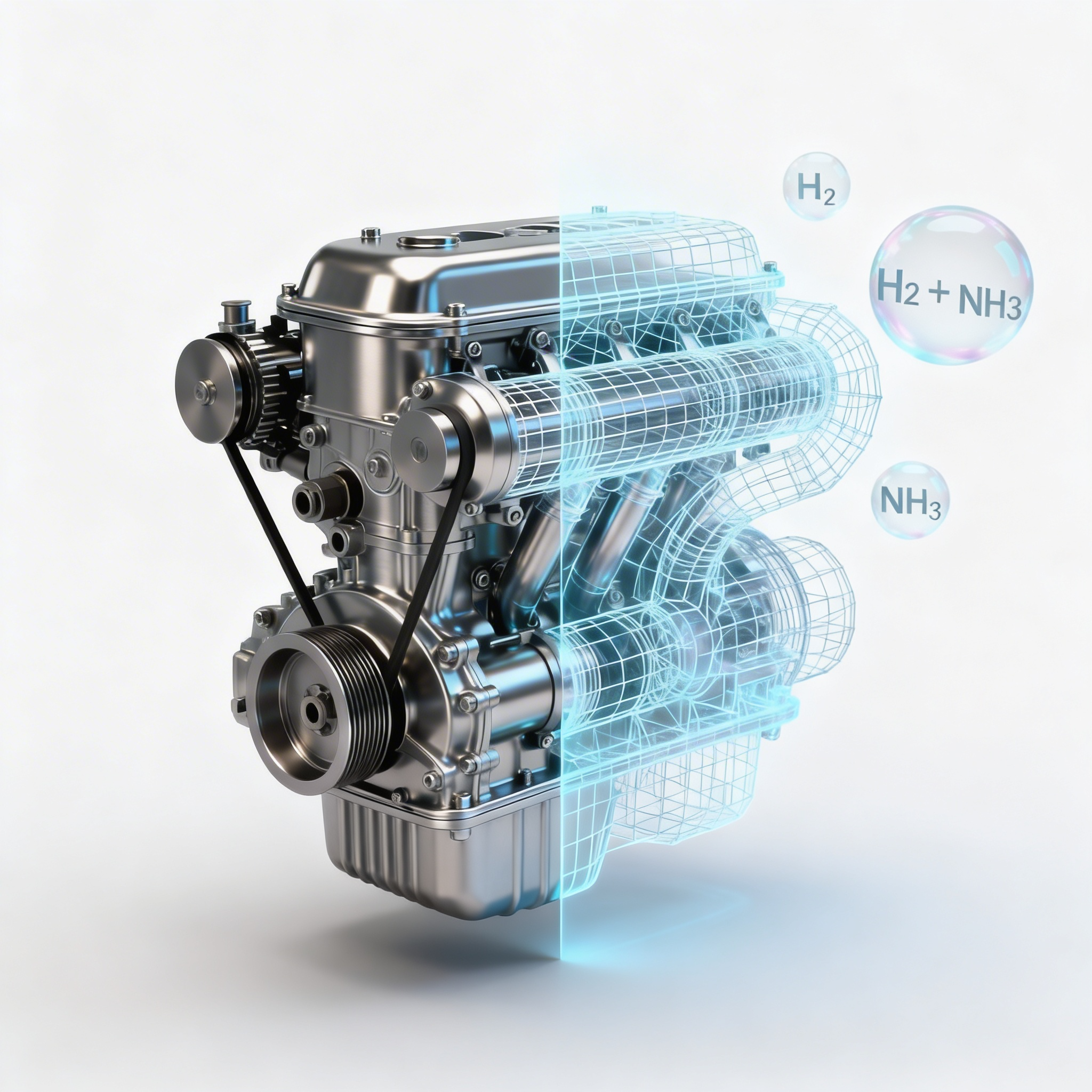 plain-blank-detailed-metaltextured-internal-combus - AI generated